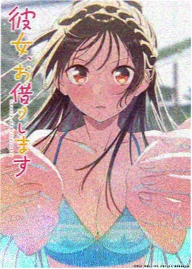 甜品咖啡馆分区的动漫女生图片